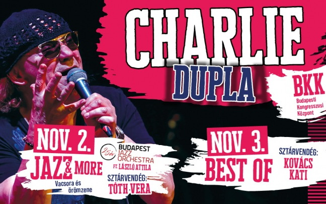 Dupla Charlie-koncert sztárvendégekkel a BKK-ban